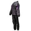 Milwaukee Leather Women's Motorcycle Hooded Water-Resistant Rain Suit for Outdoors