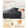 L'AGRATY King Size Weighted Blanket for Adults 30lbs, 88"x104" Cooling