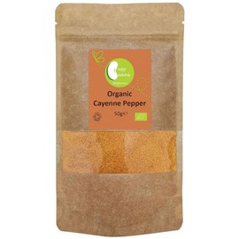 Organic Cayenne Pepper - Certified Organic - by Busy Beans Organic (50g)