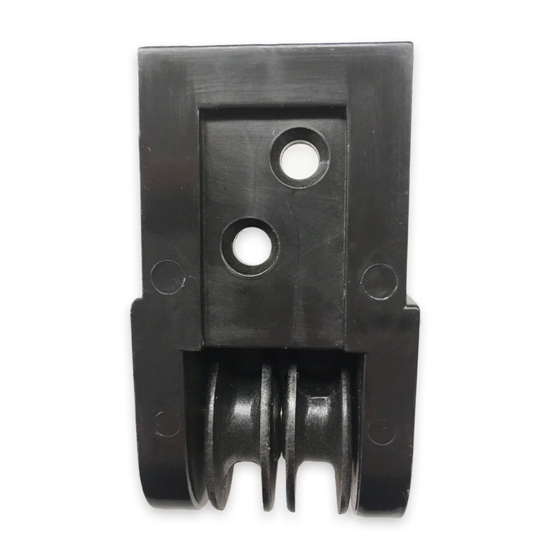 Telescopic Double Pulley for Pergola Rope (Black)