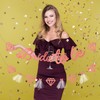 Cerolopy 3 Pieces Rose Gold Bride To Be Banner Glitter