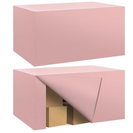 Ascoza 2 Pack Fitted Tablecloth for 4 Foot Rectangle Tables 48 x 24 Inch Dusty Pink Table Covers Water Resistant Polyester Table Cloth for Wedding, Parties,Display, Trade Show (Dusty Pink)