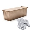 Vitrignis pullman loaf pan with lid - Rectangle bread pans