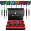 WINSDART Steel Tip Darts 12 Pack Set with Nonslip Iron