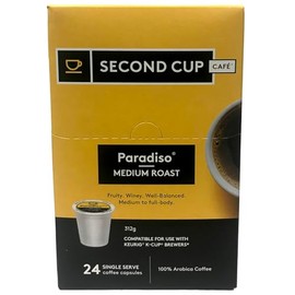 Second Cup Paradiso Medium Roast Single Serve Coffee 24 Pack