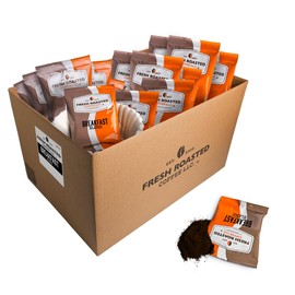 Fresh Roasted Coffee, Breakfast Blend, Kosher, Pre-Ground Fractional Packs, 1.75 Ounce, 126 Count