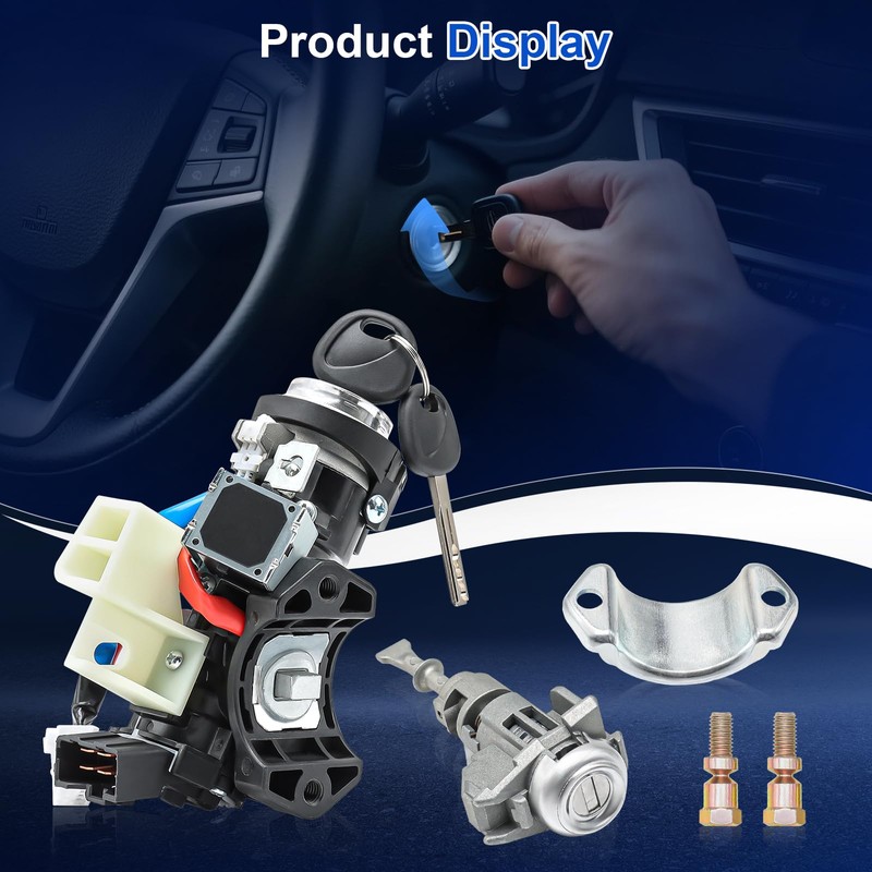 KUTTOLE Ignition Switch Assembly 81905-2T040 with Door Lock Cylinder &