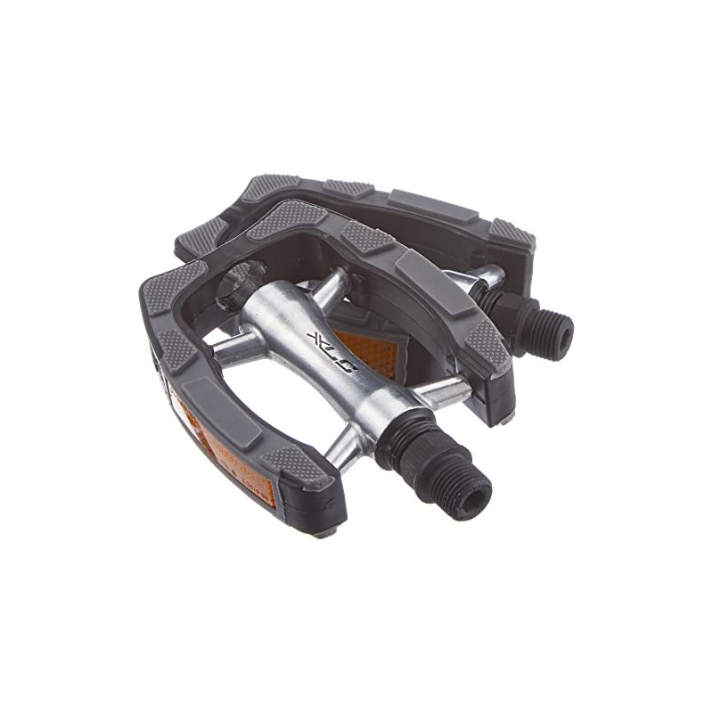 XLC Comfort Pedals City Black/Silver/Grey, 2501840300