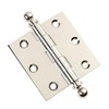 Embassy Solid Brass Door Hinges - 3 x 3 Inch,