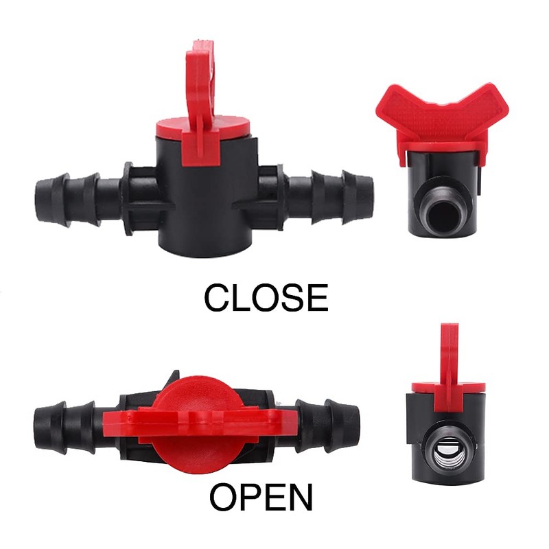 VooGenzek 7 Pieces Plastic Aquarium Water Flow Control Valve, Drip