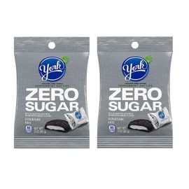 Zero Sugar Peppermint Patties, Chocolate Covered Mint Candy, Aspartame Free, 3 oz Bag (Pack of 2)