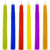 The Dreidel Company 2 Pack Multicolor Hanukkah Candles Menorah Candles
