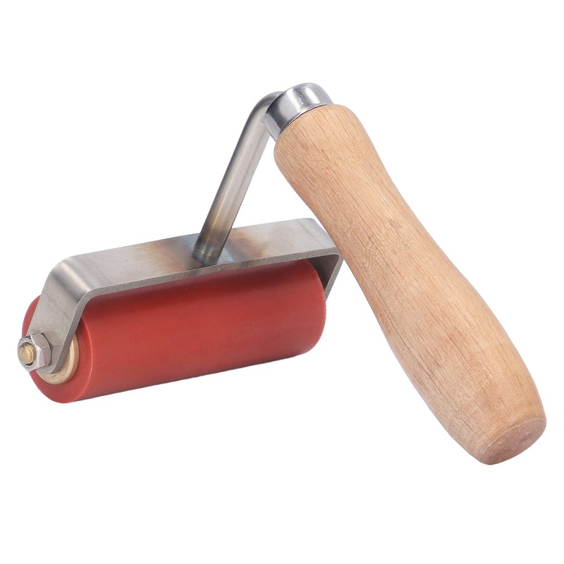 90mm 75° Bend Silicone Roller Handheld Pressure Roller Heat Resistant