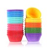 Gifbera Colored Mini Paper Cupcake Liners Vibrant Muffin Baking Cups