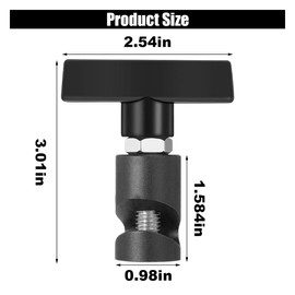 Car Lift Support Clamp, Hood Strut Clamp Spark Plug Caliper with Brass Core Protection 2-in-1 Tool, Car Hood Prop Rod Hood Stay Holder, Universal Auto Accessories for Car (Black)