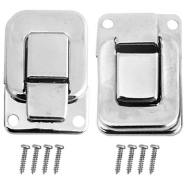 Toggle Catch Lock Clamp Clip Latch Chest Trunk Hasp for Case Jewelry Box Necklace Boxes Toolbox Drawer Cabinet Suitcase - Silver by REMI TOOLS LTD