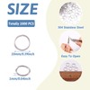 PandaHall 1000Pcs Stainless Steel Open Jump Rings 10mm Tiny Round