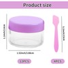 12 Pcs 15ml/0.5oz Small Travel Containers, 4 Pcs Makeup Spatula,