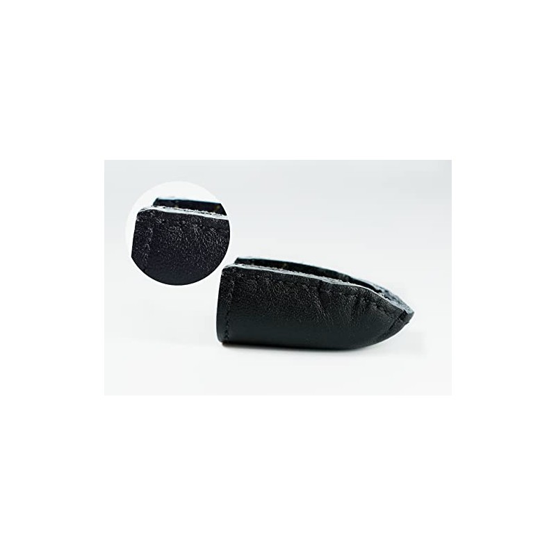 Clover Ditale in Pelle, Nero