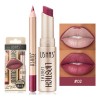 Set De Lapiz Labial Y Delineador Color Mate Impermeable 2pcs