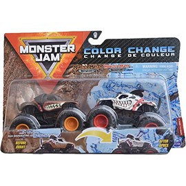 DieCast Monster Jam Color Change [Monster Mutt Rottweiler vs Monster Mutt Dalmatian] 1:64 Scale Double Pack