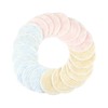 Baluue 12pcs Bamboo Fiber Makeup Remover Pads Double Layer Reusable