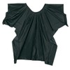 Comair Hairdressing Cape Plastic Black Soft Film with Velcro Fastener