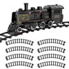 Hot Bee 8 Pcs Train Tracks Accessories Curved Train Track
