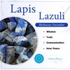 mookaitedecor Set of 2 Lapis Lazuli Double Crystal Points Drawer