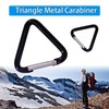 1 Piece, Triangular Climbing Carabiner Clips, Iron Heavy Duty Snap