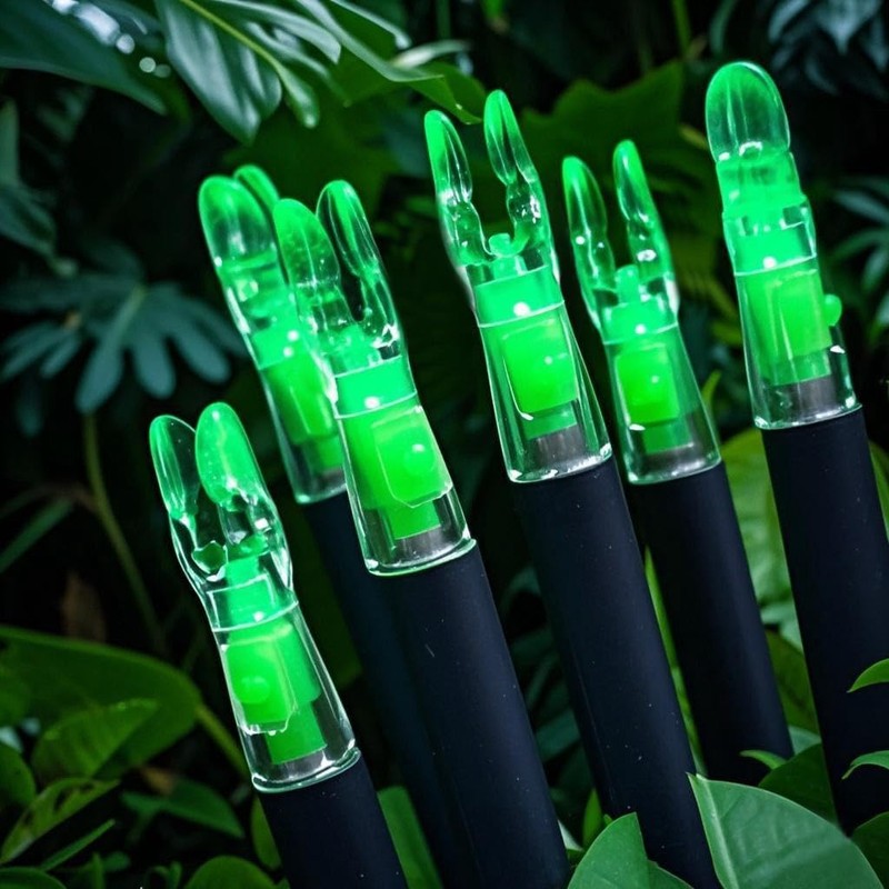 NoxDyn 12pcs X Lighted Nocks for Arrows with .205'' .232''