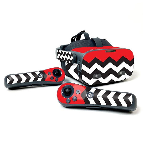 MightySkins Skin Compatible with Pico Neo 2 - Red Chevron