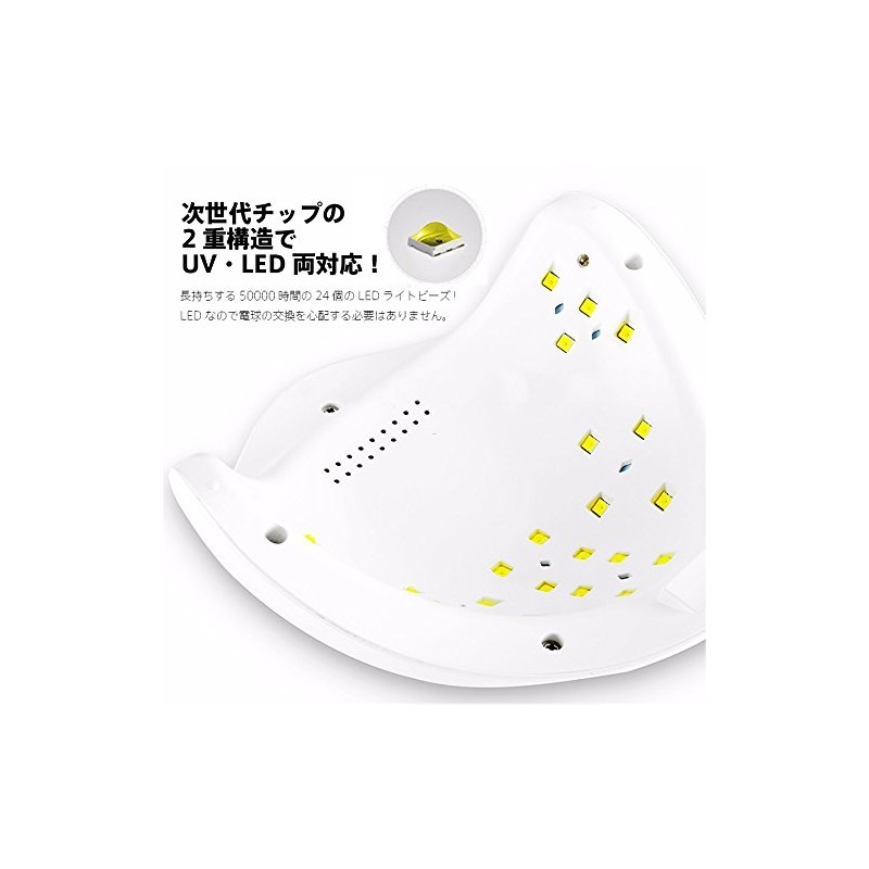 Gel Nail Craft Resin UV+LED 48w LED Light with Motion