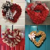 3Pack Heart Shaped Wire Wreath Rings 12 inch Metal Wreath
