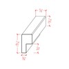 EWCB15 Casing Back Band 1-1/2" Tall x 7/8" Trim Moulding.