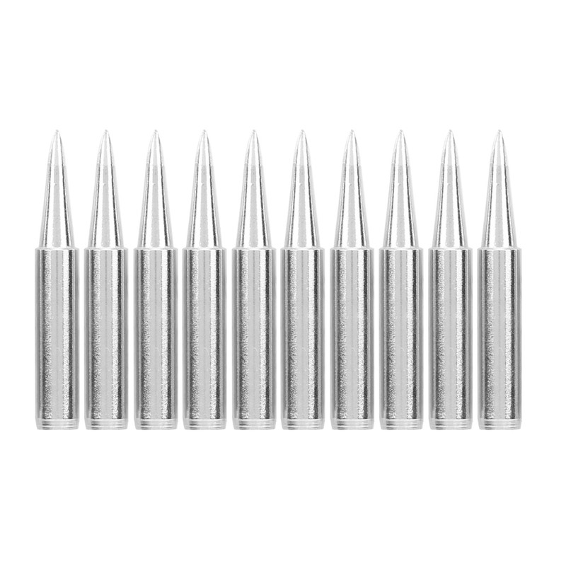 10pcs Lead Free Solder Iron Tip Set Soldering Iron Tip