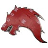 3D 3D Sticker Wolf Wolf Emblem Metal Left Right Easy