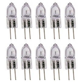 10x Bell 12v Halogen G4 Capsule, 10W - Clear UV Block Warm White 2700K