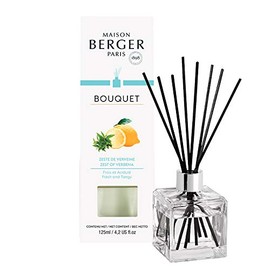 MAISON BERGER Zest of Verbena Cube Reed Diffuser, Clear