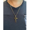 24ct Gold plated Chain Cross Necklaces for Women & Men
