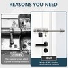 Barrel Bolt Latch Door Locks,Sliding Bolt Latch with 12PCS Screws