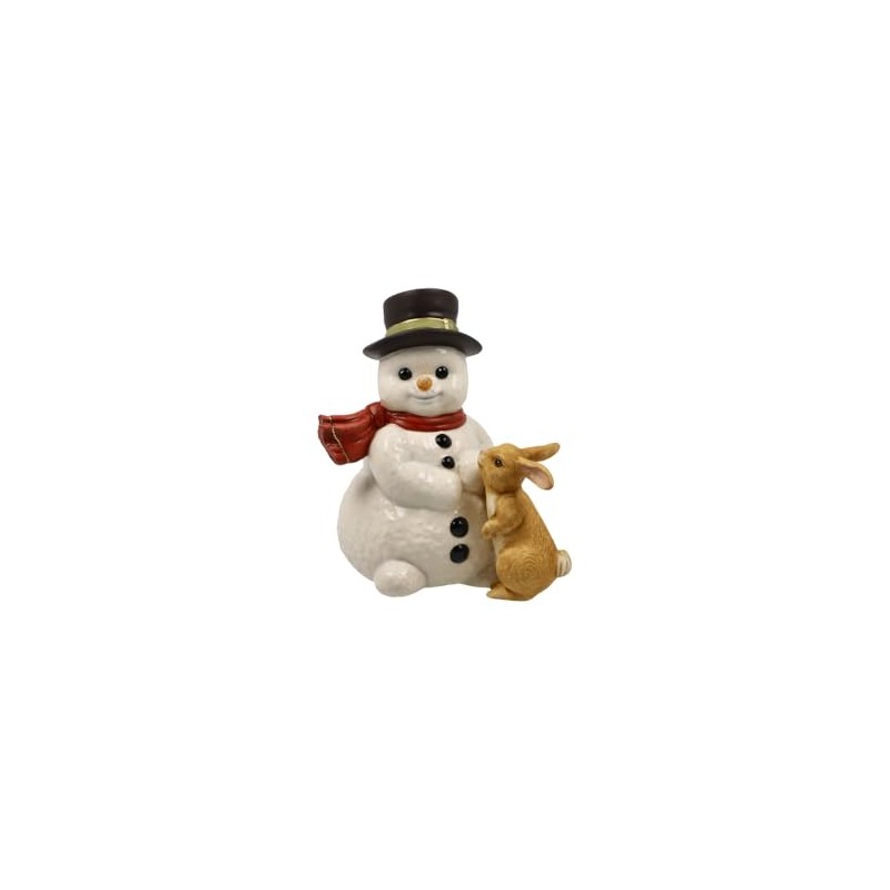 Goebel Figurine Snowman A Winter Friendship Winter Forest Christmas