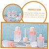 Housoutil 10pcs Bulk Lip Gloss Bottles Abs Material Shaped Lip