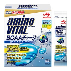 Amino Vital Ajinomoto BCAA Charge Water, Grapefruit Flavor, Amino Acid, 1500 mg BCAA, Arginine, Sports Drink, Powder, Easy to Dissolve in Water, 28 Count (1 x 1)