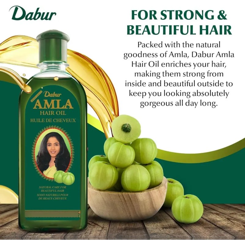 Aceite Para El Cabello Dabur Amla 296 Ml