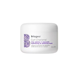 Briogeo Curl Charisma Rice Amino + Avocado Hydrating & Defining Mask | Hair Mask for Wavy, Curly, and Coily Hair | Vegan, Phalate & Paraben-Free | 8 Ounce