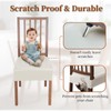 WUSOUPU Waterproof Dining Chair Seat Covers Leather Kitchen Seat Covers,