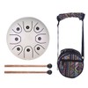 5.5 Inch Mini 8-Tone Steel Tongue Drum C Key Percussion