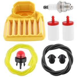 455 Rancher Air Filter Primer Bulb Kit for Husqvarna 460 Rancher 455E 461 Chainsaw 537255701 Tune Up Kit