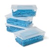 hand2mind Blue Plastic Base Ten Blocks Complete Set, Place Value